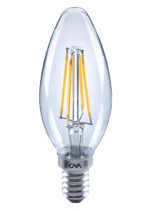 3.5 Watt (60 Watt Equivalent) T10 Dimmable Filament LED Light Bulb